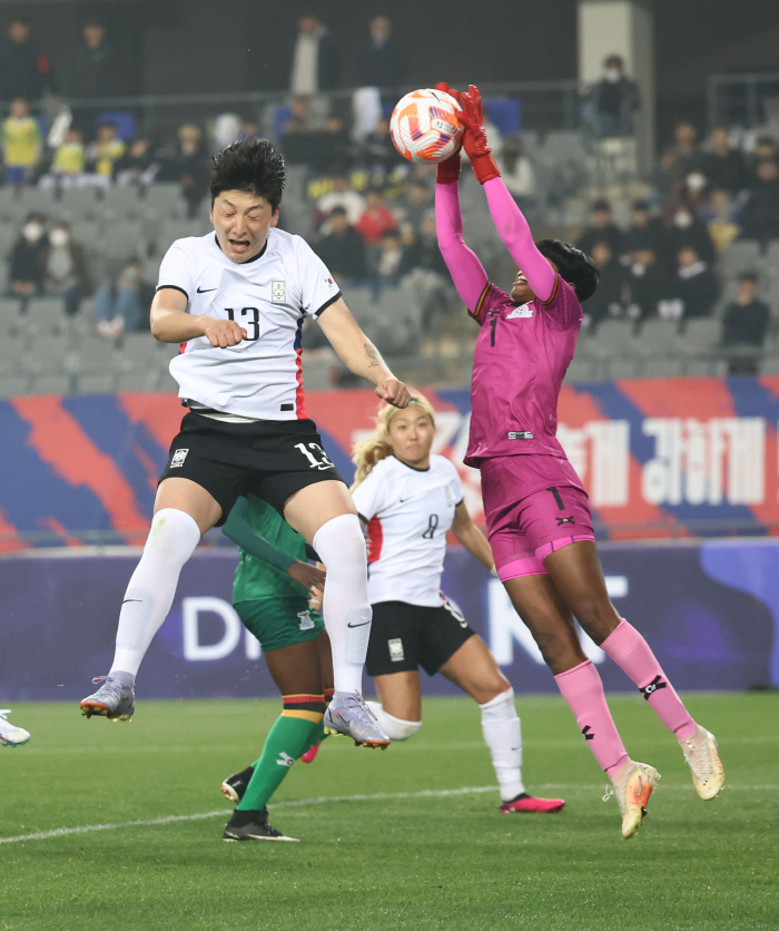 '이금민 해트트릭X박은선 2G-1AS' 콜린벨호,잠비아에 5대0 퍼펙트 …