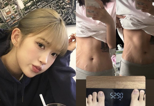 '故 최진실 딸' 최준희, MZ세대의 '다이어트 인증법'…52.9kg 체…