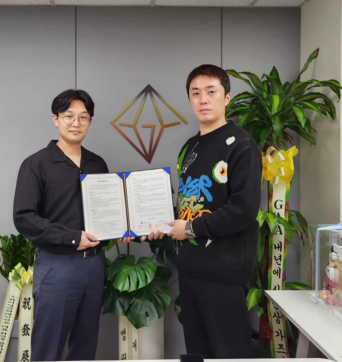 [공식] 유니원 프로덕션, 가우글로벌에이전시와 K콘텐츠 제작 업무협약 체…