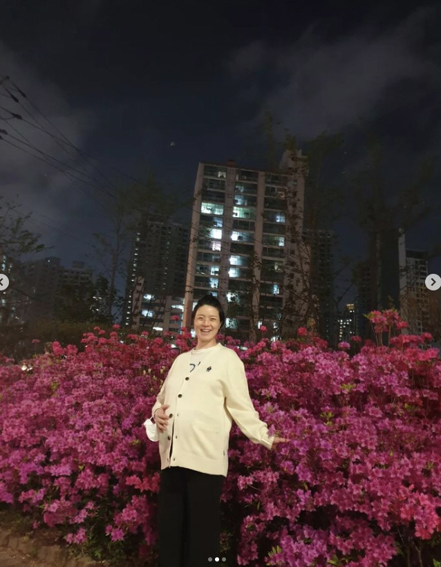 '만삭 방송하차' 안영미 근황, 엄마표 김밥 먹고 '더 커진 D라인'