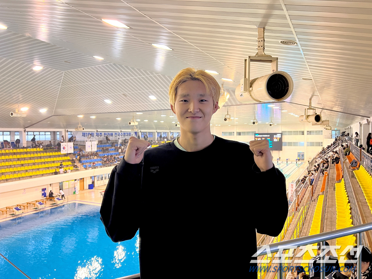 "중장거리 전문이 100m도?" 김우민,황선우 빠진 자유형100m '49…