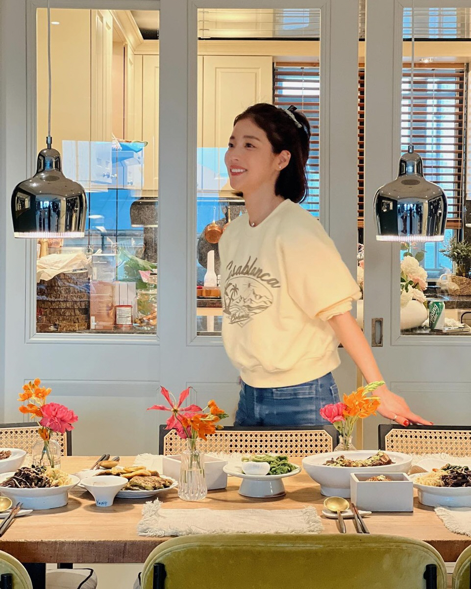 기은세, ♥남편 위한 거대 생일상.."가스레인지 5구를 다 돌려" 역대급…