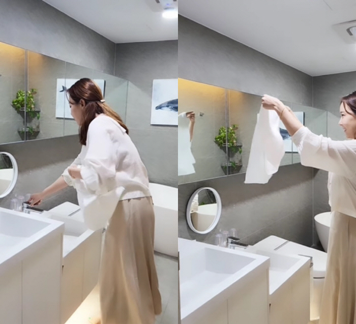 소유진♥백종원, 세 자녀 전용 화장실까지 있네..세면대도 따로 '럭셔리 …