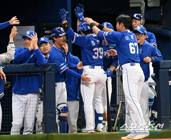 '동점타→결승타점' 50억 FA 부활! '12회말 빅이닝' 삼성, '안우…