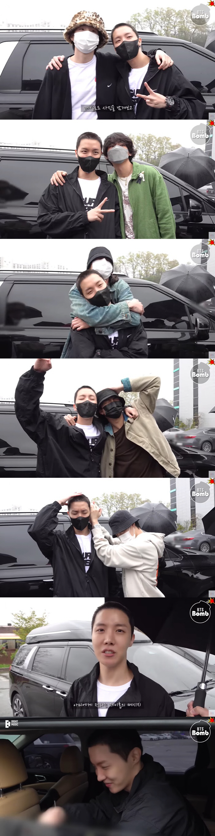 BTS 제이홉, 입대 현장 공개..멤버들 "뭉클"·RM은 결국 눈물('방…