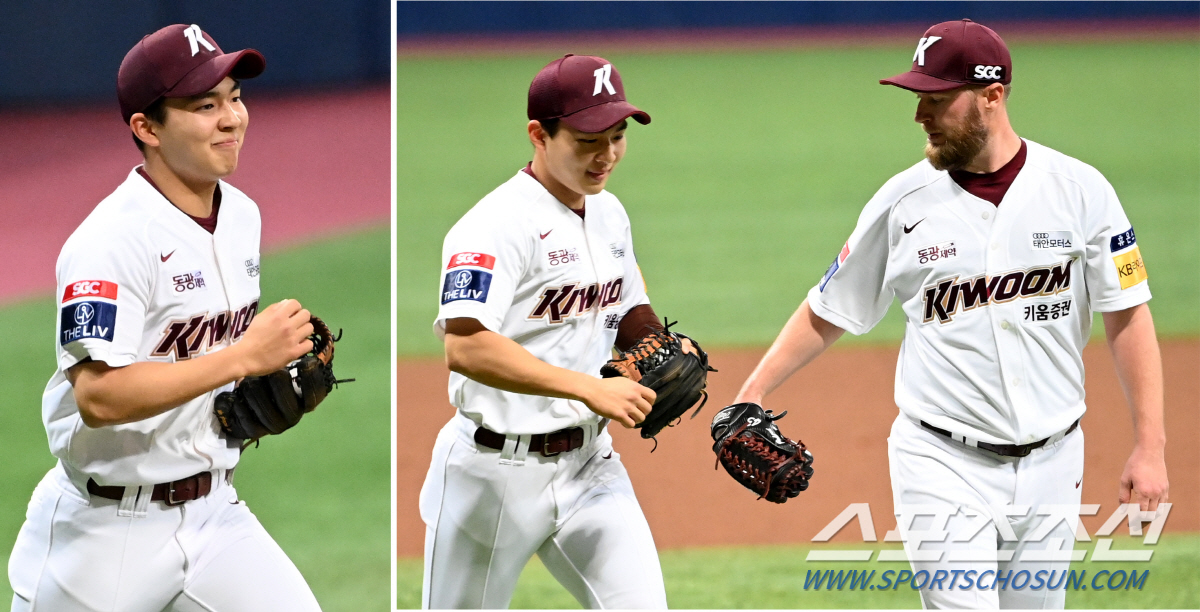 '덕아웃까지 들어갈 기세' 펜스 타고 잡아낸 김휘집 슈퍼캐치에 상대팀은 …