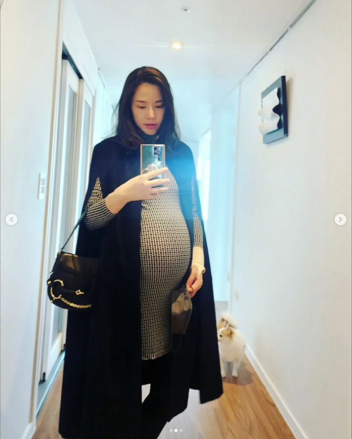 공현주, 쌍둥이 품은 볼록 D라인 "둥이가 쑥쑥 자라, 배가 터질 것 같…