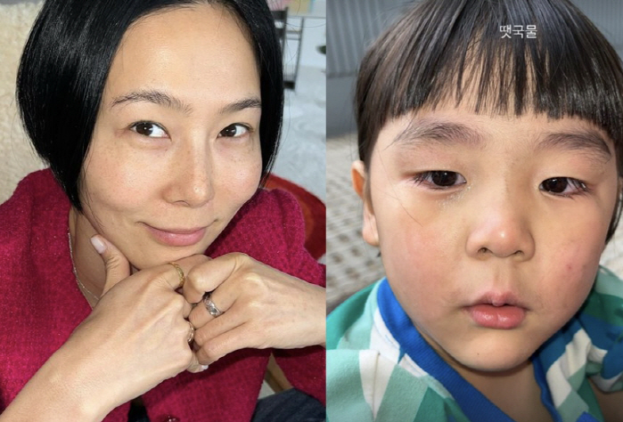 김나영 子 신우, 얼굴에 '땟국물이 줄줄'…치명적인 귀여움