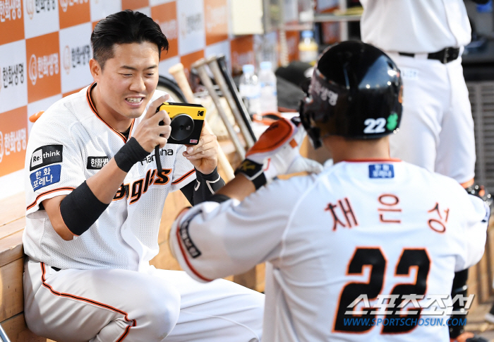 "홈런 좀 봅시다" 한화 팀 홈런 7개 중 4개는 채은성, 경기당 '0.…