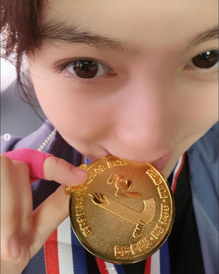 갈소원, 제주서 날아온 뜻밖의 소식 "도민체전서 金메달 수상"