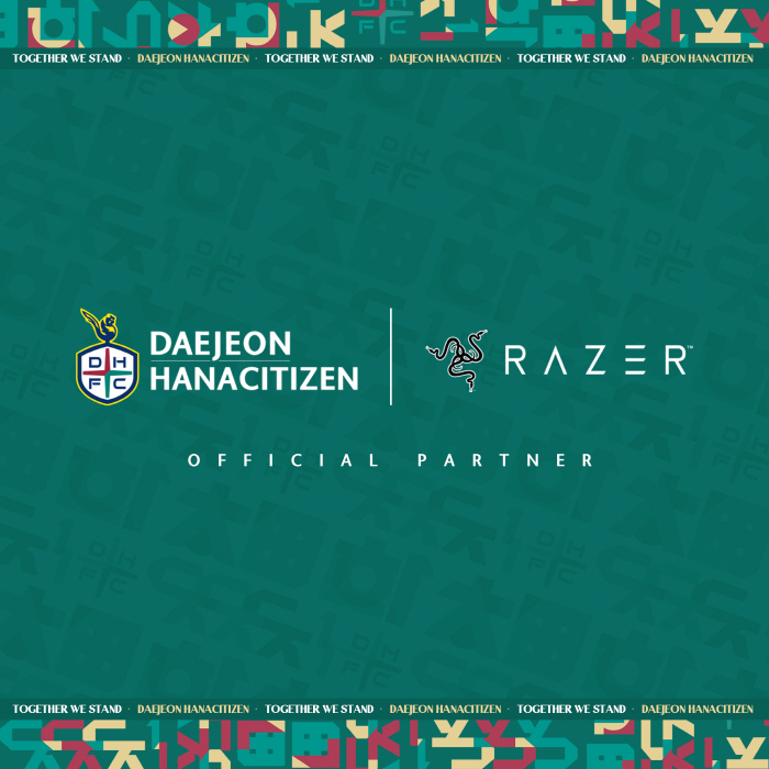 대전하나시티즌, 글로벌 게이밍 브랜드 RAZER KOREA와 후원 협약 …