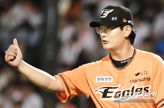 [인터뷰] "선발로 던지고 싶다" 마무리 지망 한화 김서현의 사고전환, …