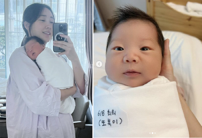 '둘째 출산' 최희, 호텔같은 조리원 퇴소 "애 둘 라이프 본격 시작"