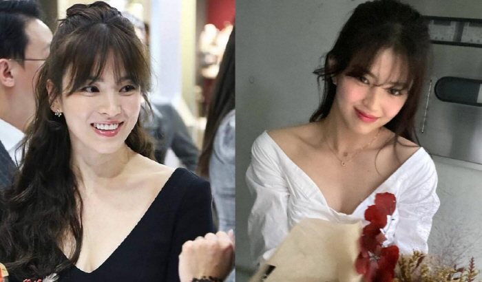 한소희, 끝없는 ♥송혜교 앓이..'백상' 최우수상 수상에 물개박수