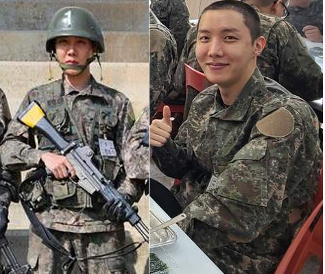 BTS 제이홉, 총 들고 더 늠름한 군인.."진정한 아미"