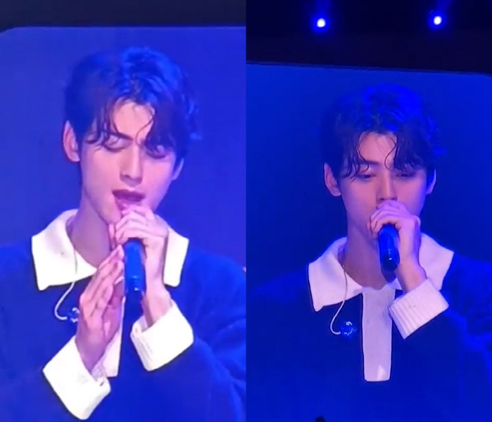 차은우, 故문빈 보내고 팬들 앞에서 결국 '눈물'…"잊지마 널 응원할 한…