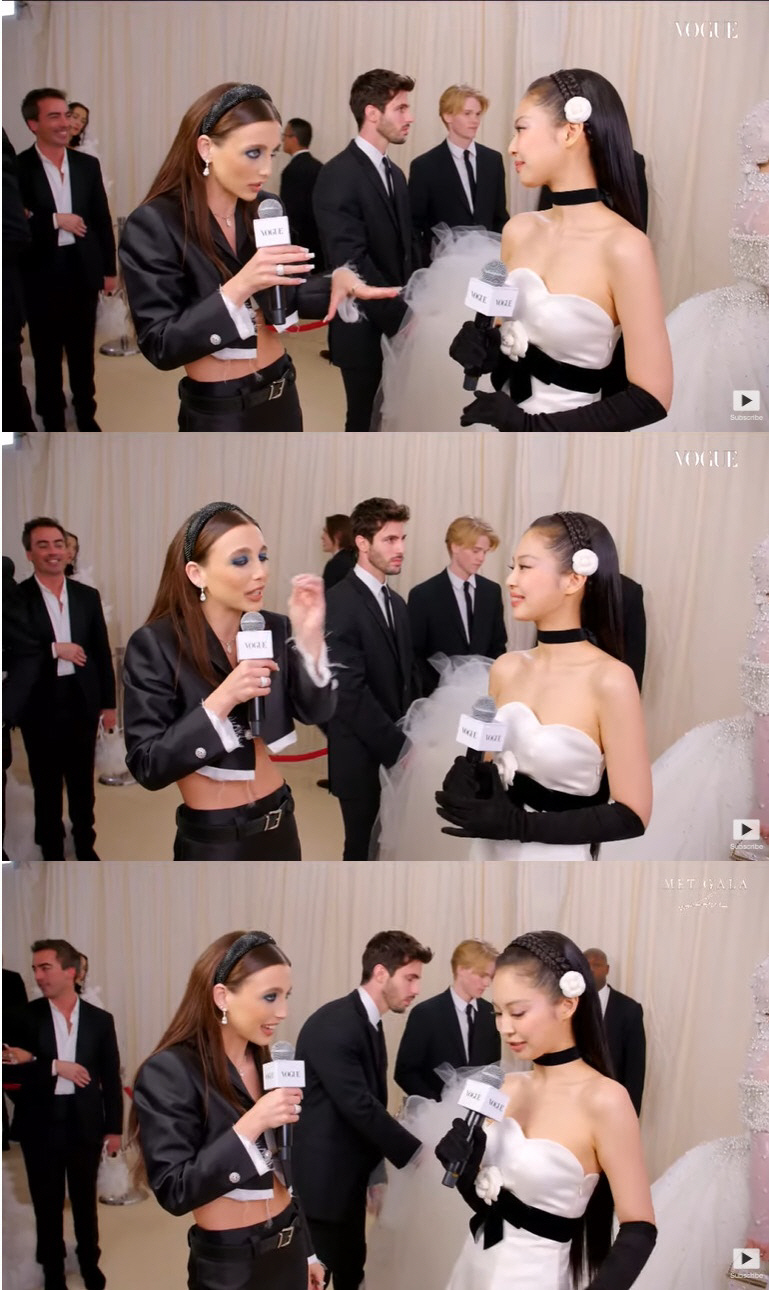 블랙핑크 제니, 美 멧 갈라 빛낸 '인간 샤넬'…미니 드레스 선택한 이유…