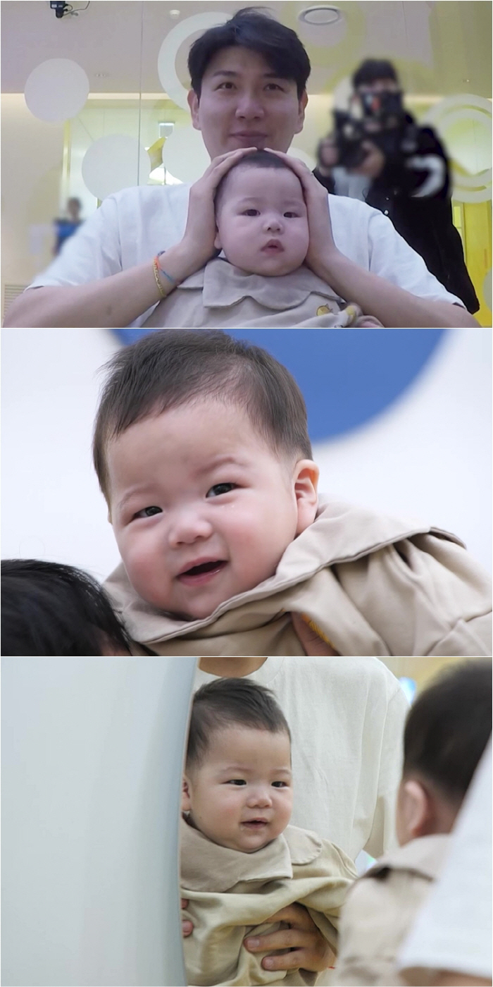 '슈돌' 제이쓴, 子 준범 첫 이발에 "첫 머리카락 보관할 수 있을까요?…
