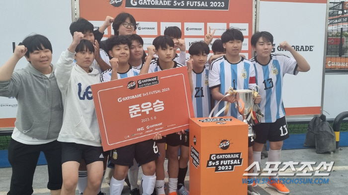 "아멘!" 교회팀 갈릴리 카리스, '5v5 게토레이 풋살 2023' 천안…