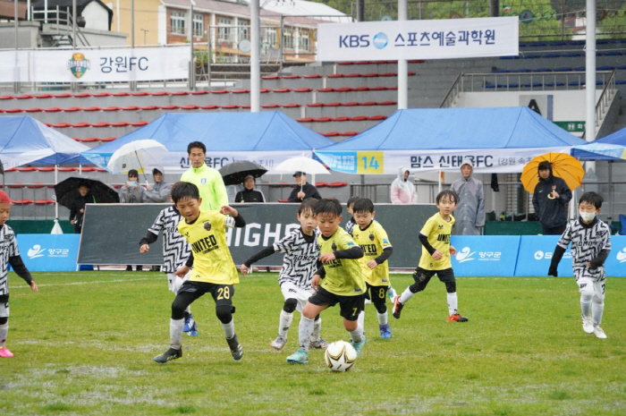 '2023 행복 양구컵 전국 유소년 축구클럽 페스티벌' 둘째날 본선 스플…