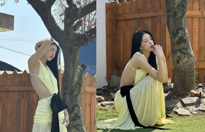 신봉선 "이미주, 헐벗고 다녀"...갈비뼈 드러낸 파격 노출 '충격' (…
