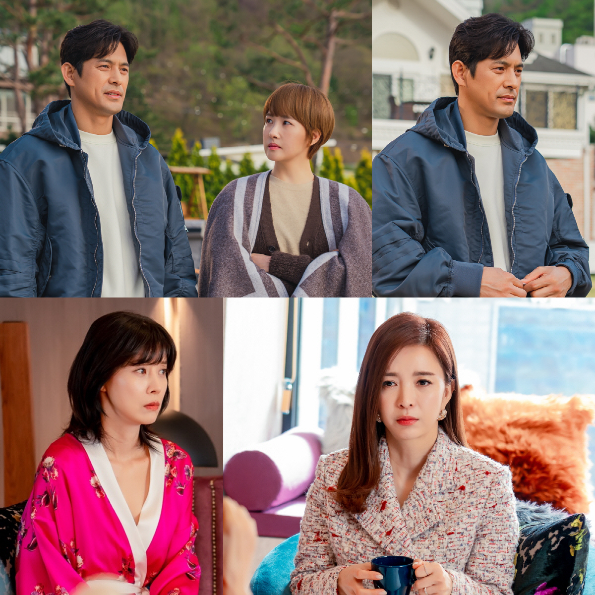 김선아, 오지호와 비밀 여행…이정진 정체 알고 잠적하더니('가면의 여왕'…