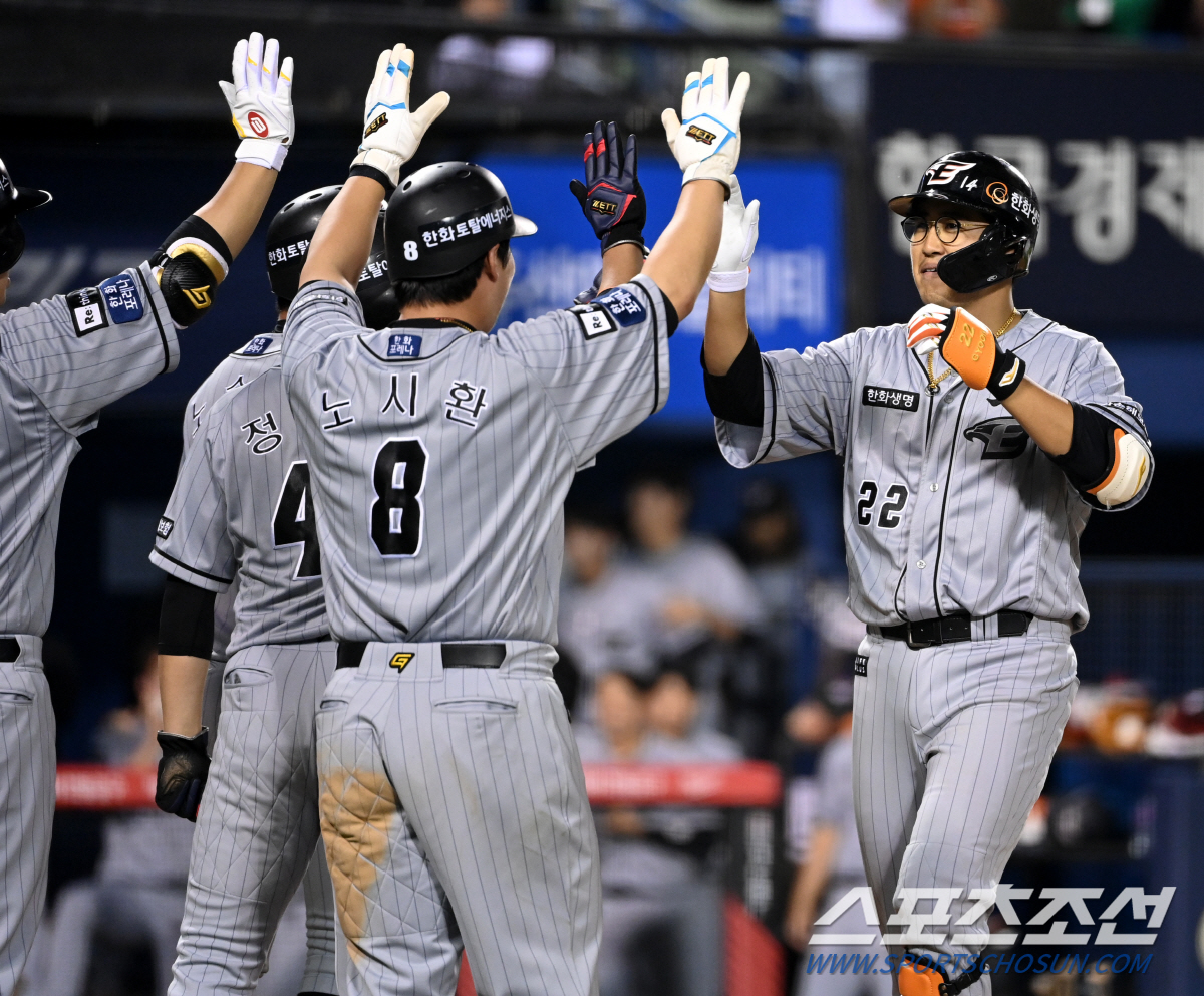 바닥치고 돌연 터진 한화 타선, 채은성은 알고 있었다…"좋은 타구가 나오…