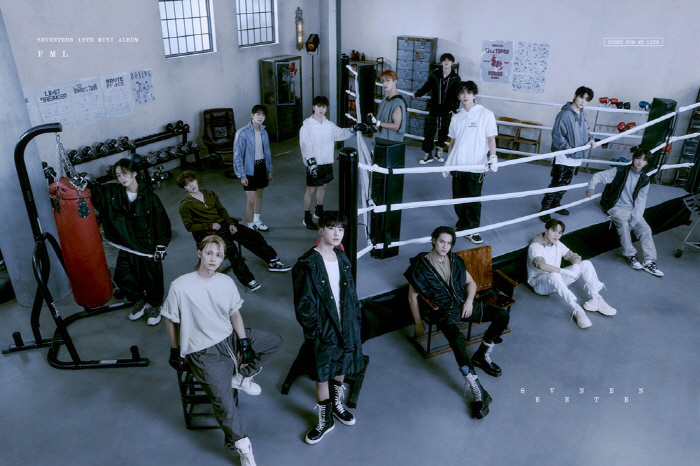 세븐틴 'FML', 美 '빌보드 200' 2위…4개 차트 1위