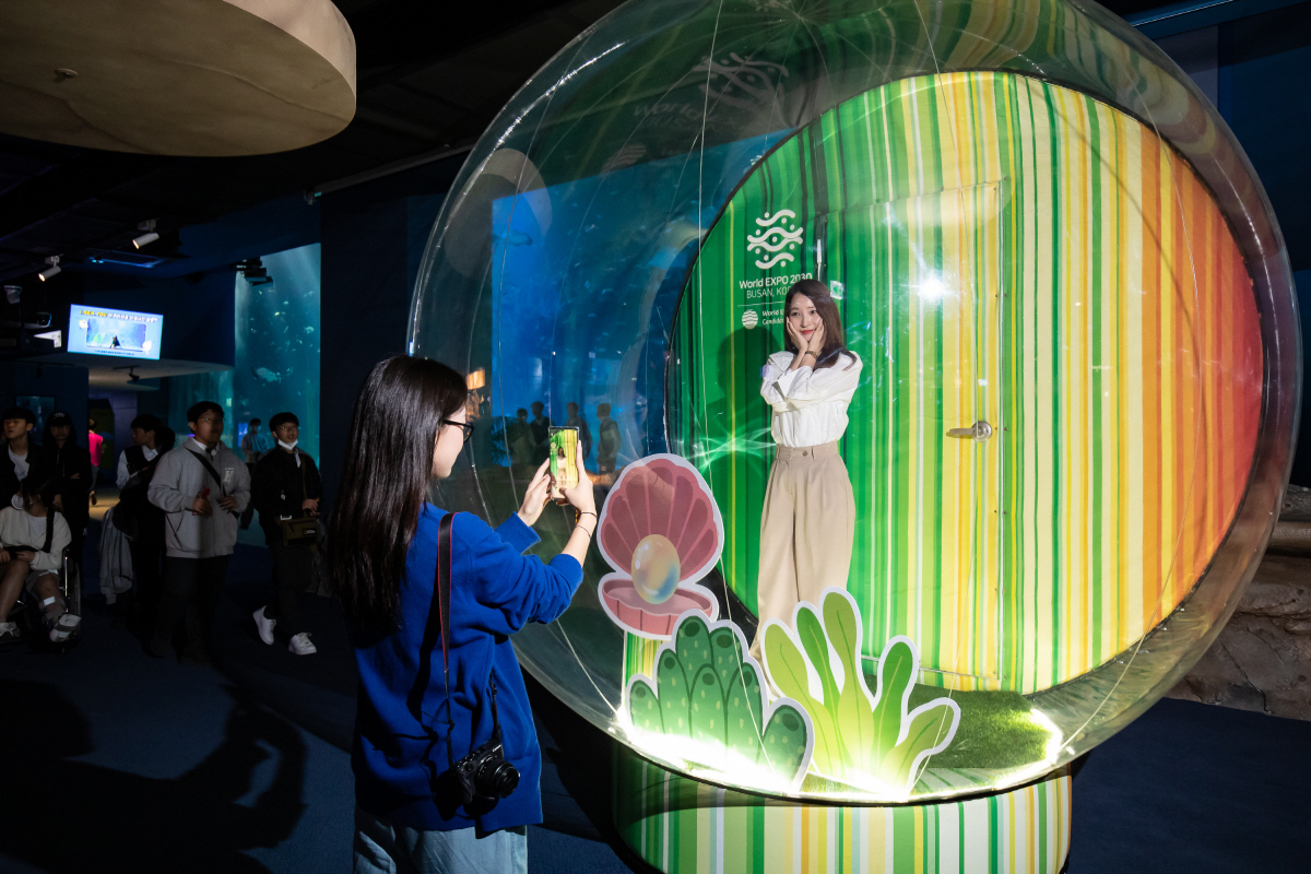 '뜻깊은 해양체험' 롯데월드 아쿠아리움, 엑스포 해양관에는 특별한 게 있…