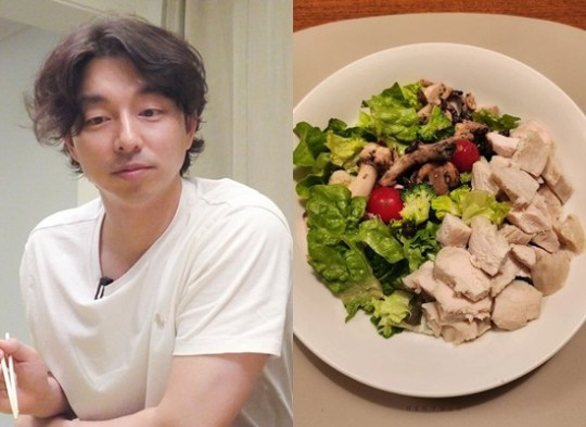 '44살' 공유, 닭가슴살 먹더니 '성난 등 근육' 수영복 몸매 '시선강…