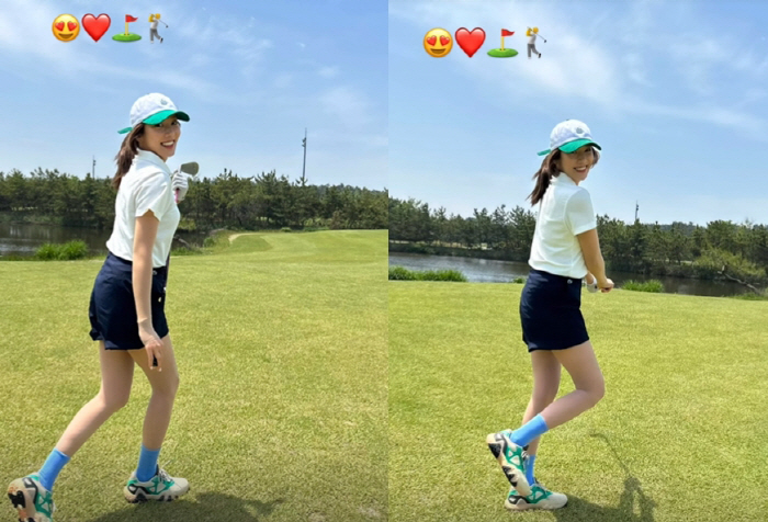 '이규혁♥' 손담비, 그렇게 먹고도 다이어트하니 '확실히 얇아진 허벅지'