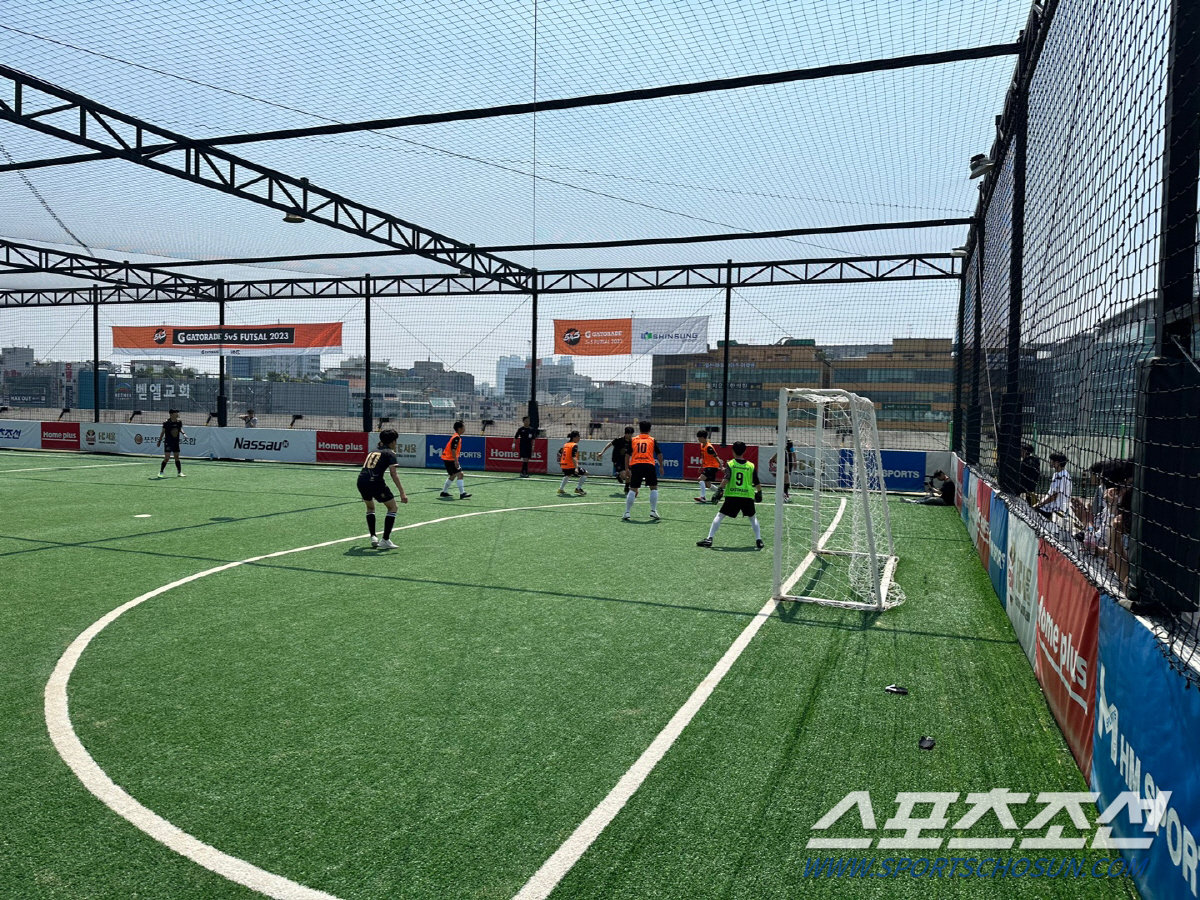 '충암중 완벽 1위' 5v5 게토레이 풋살 2023 일산 지역 16강 대…