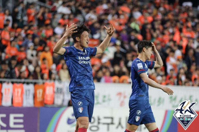 "한호강'눈호강'골+안병준 사죄 세리머니" 수원삼성,강원에 2대0승!병수…