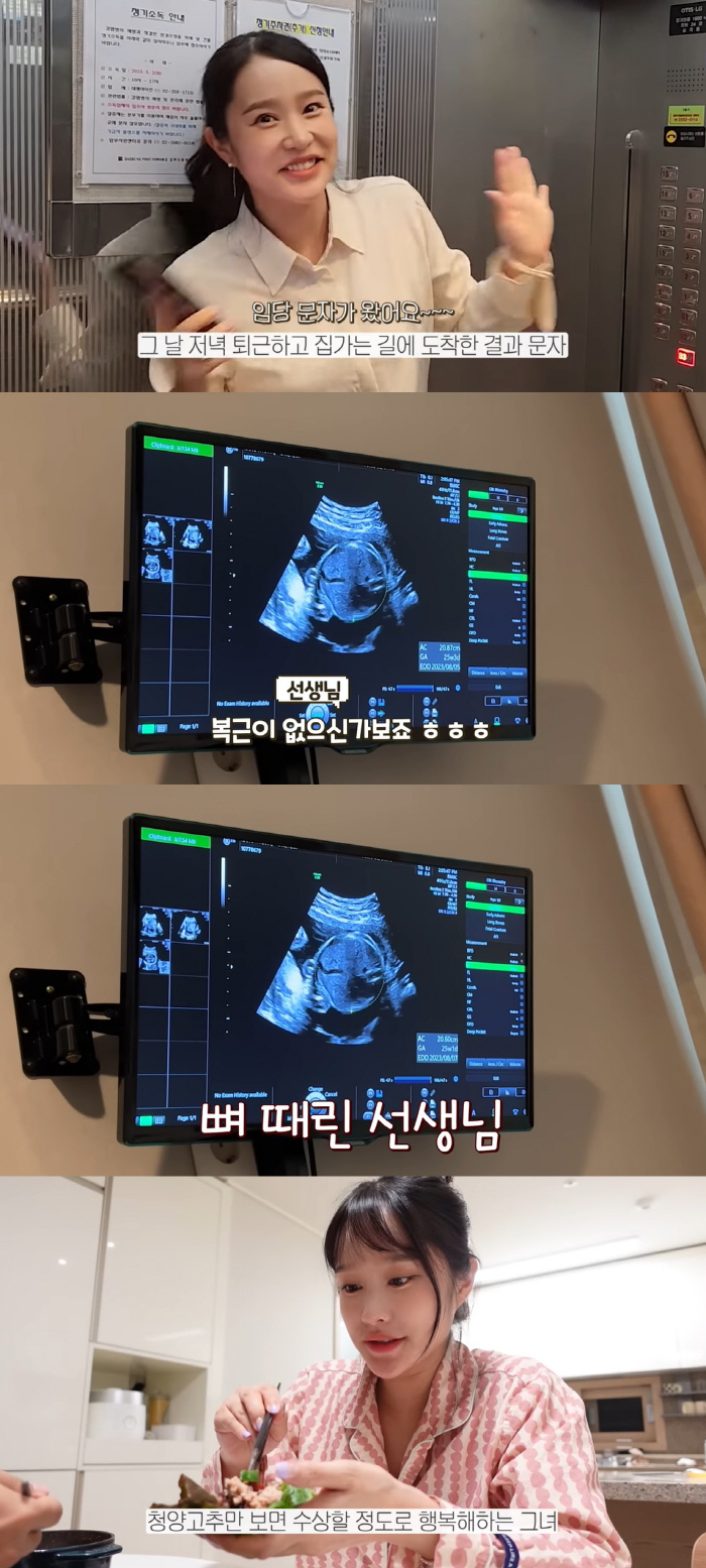 '임신' 헤이지니, 초음파 검사 중 의사에게 들은 말 '충격' "복근이 …