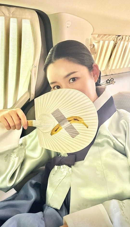 ‘이승기♥’ 이다인, 쪽진 머리에 한복 입은 새색시..곱다 고와