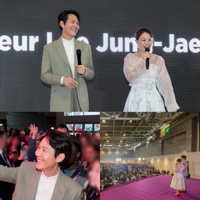 "엑스포 유치 나선 韓간판 앰버서더"‥이정재, 프랑스 파리서 열혈 홍보