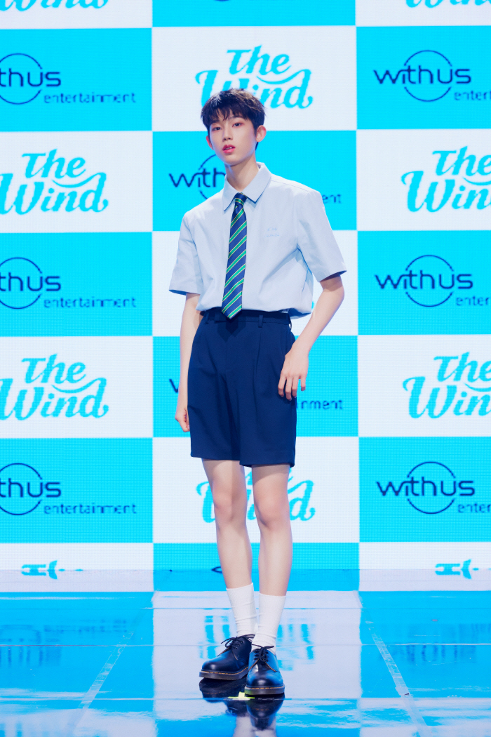 [SC현장] "롤모델 세븐틴·하이라이트"…더윈드, 16.8세 청량 유스틴…