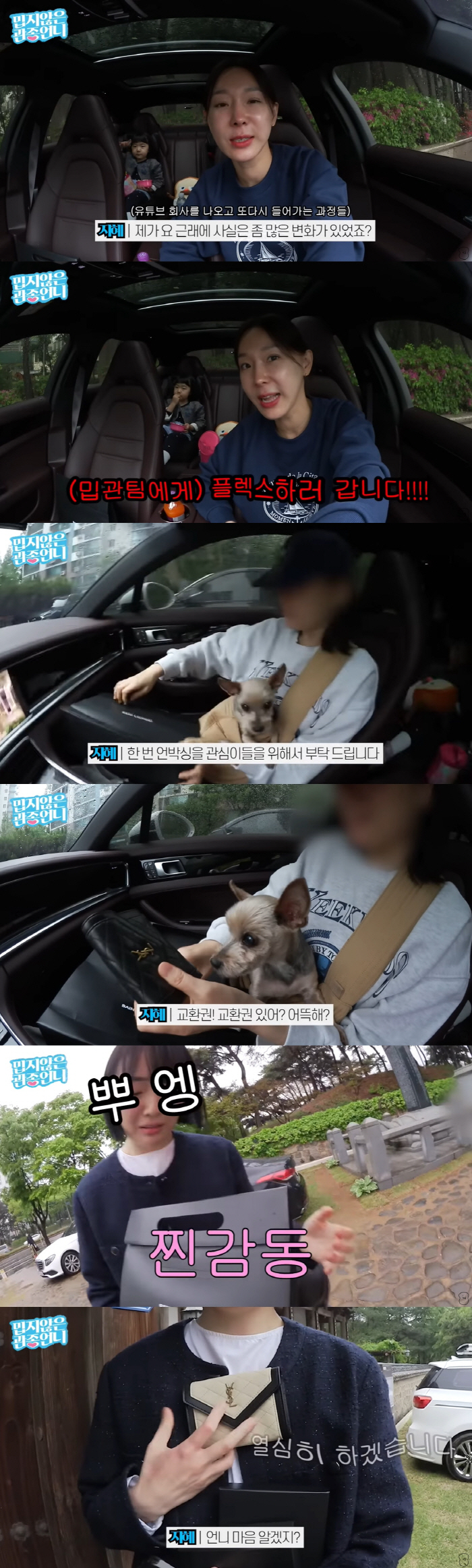 이지혜, 제작진에 명품 플렉스..600만원대 명품백도 '셀프 선물' ('…