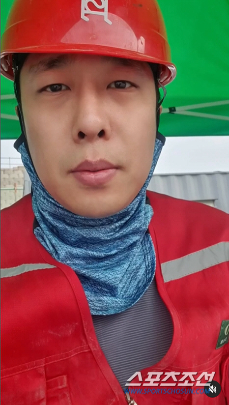 '전 국가대표' 김동성, 건설 현장서 열일 中. "다 내려놓고 현실에 맞…