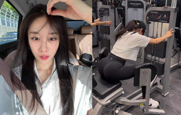 지연, ♥황재균도 놀란 하체힘..애플힙 유지 위해 열혈 운동