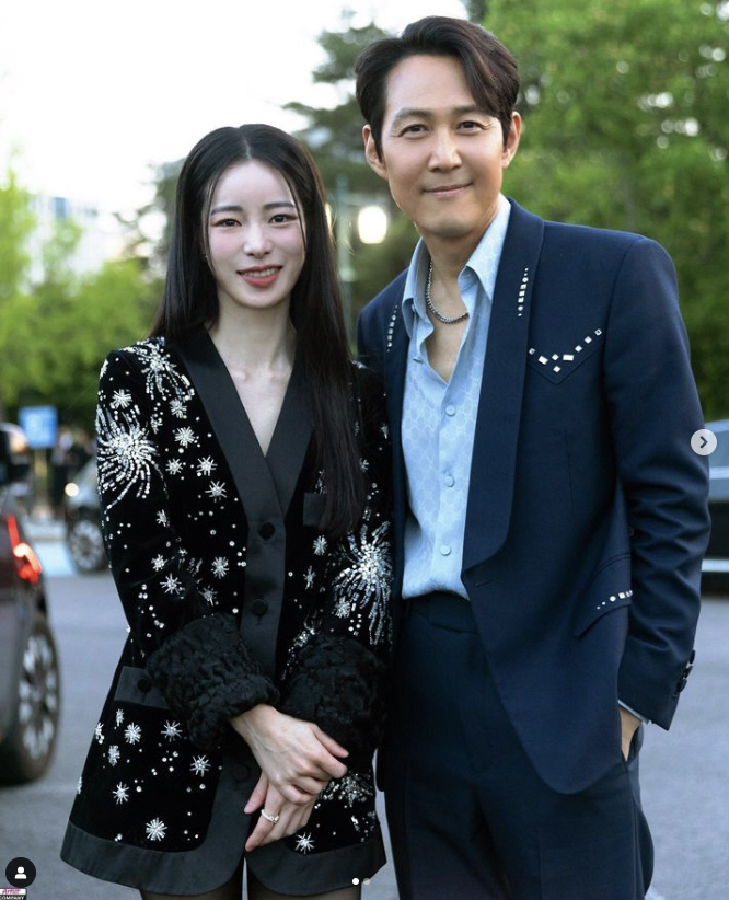 "역대급 만남" 이정재X임지연 '오겜·더 글로리' 글로벌★ '시선 강탈'