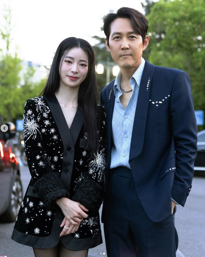 "역대급 만남" 이정재X임지연 '오겜·더 글로리' 글로벌★ '시선 강탈'