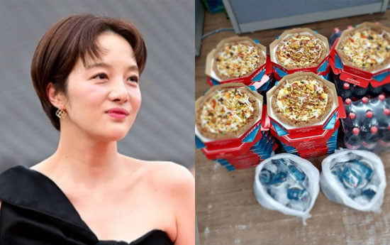 황보라, 결혼 후에도 계속되는 선행 "어린이날 기념 피자를 쐈어요"