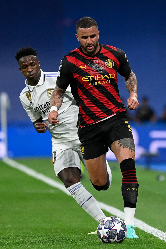 '33세' 워커의 시간은 거꾸로 흐른다, 시즌 EPL '스피드 킹' 등극…