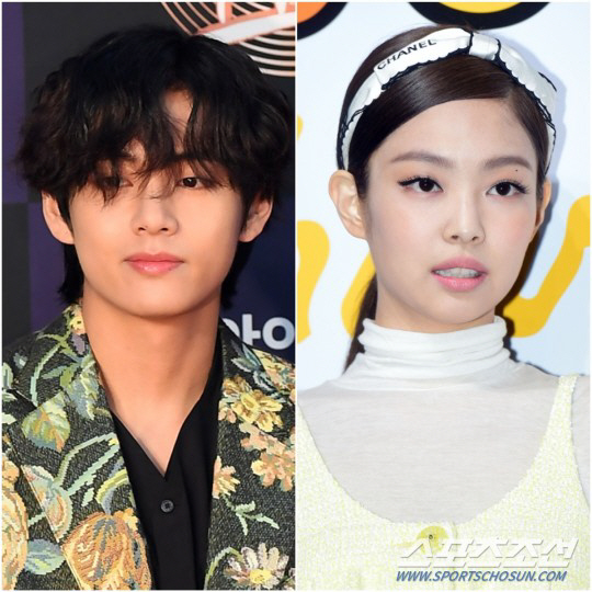 뷔·제니, 파리 데이트 포착?…제주도 이은 '두번째 열애설'[SC이슈]