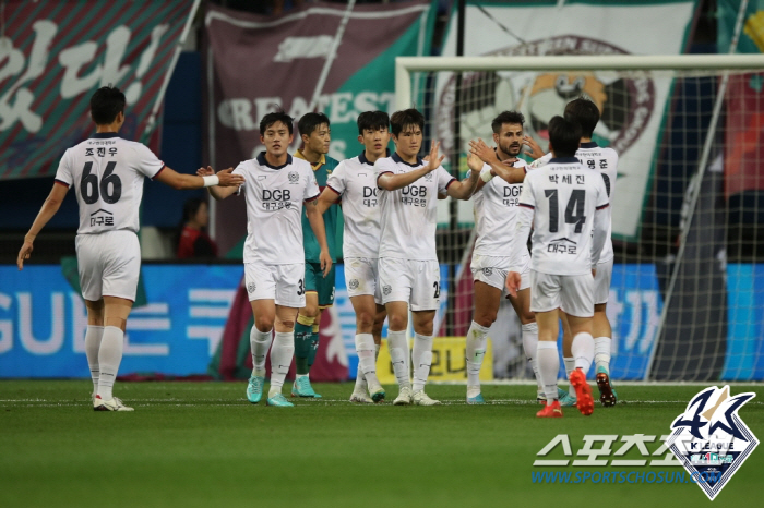 "고재현 2경기 연속골"대구,대전 1대0 꺾고 시즌 첫 연승X6위 수성[…