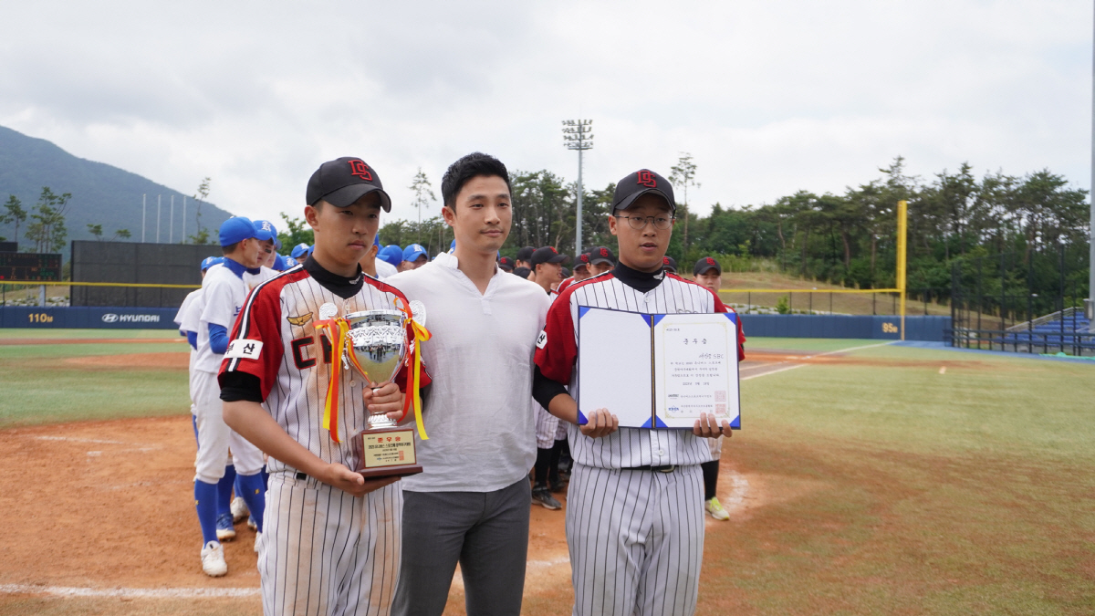 '채은성 후원' 유니버스스포츠배 중학야구 대회 성황리에 마무리…개성SBC…