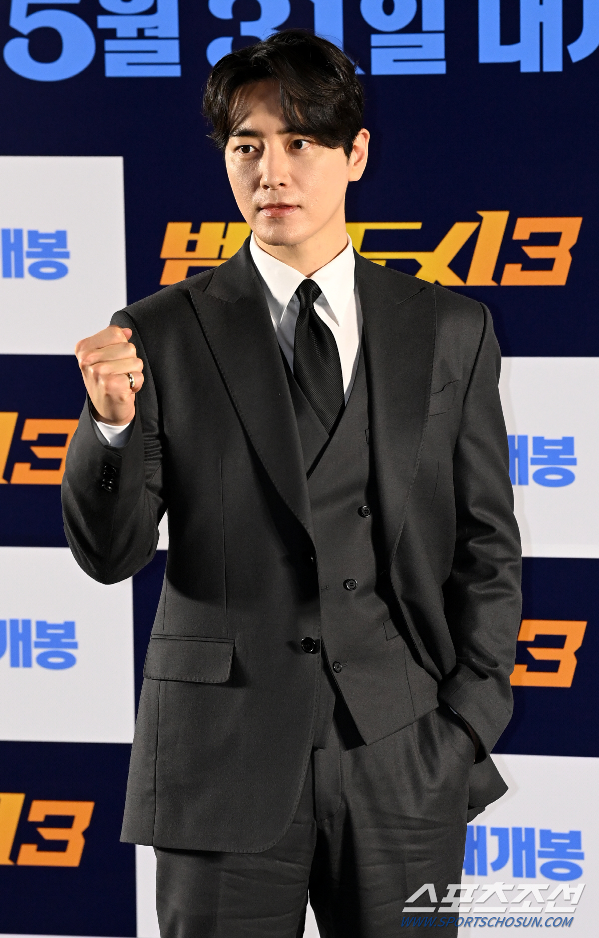 [SC현장] "무릎 연골 없지만"…'범죄도시3' 마동석, 묵직하고 통쾌한…