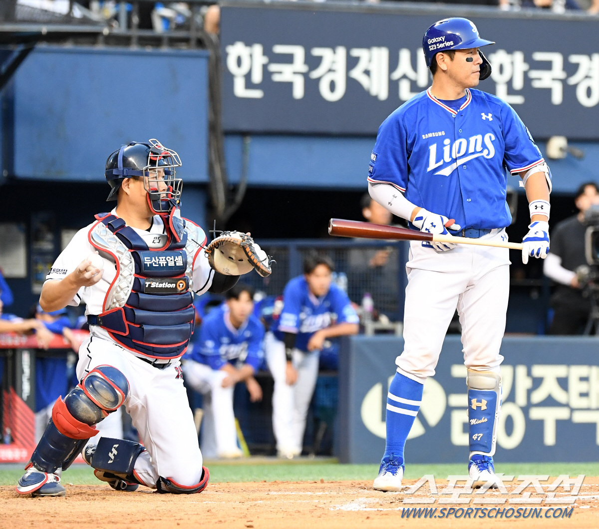 장원준 1844일만의 130승+원태인 상대 선발 전원안타, 두산 25안타…