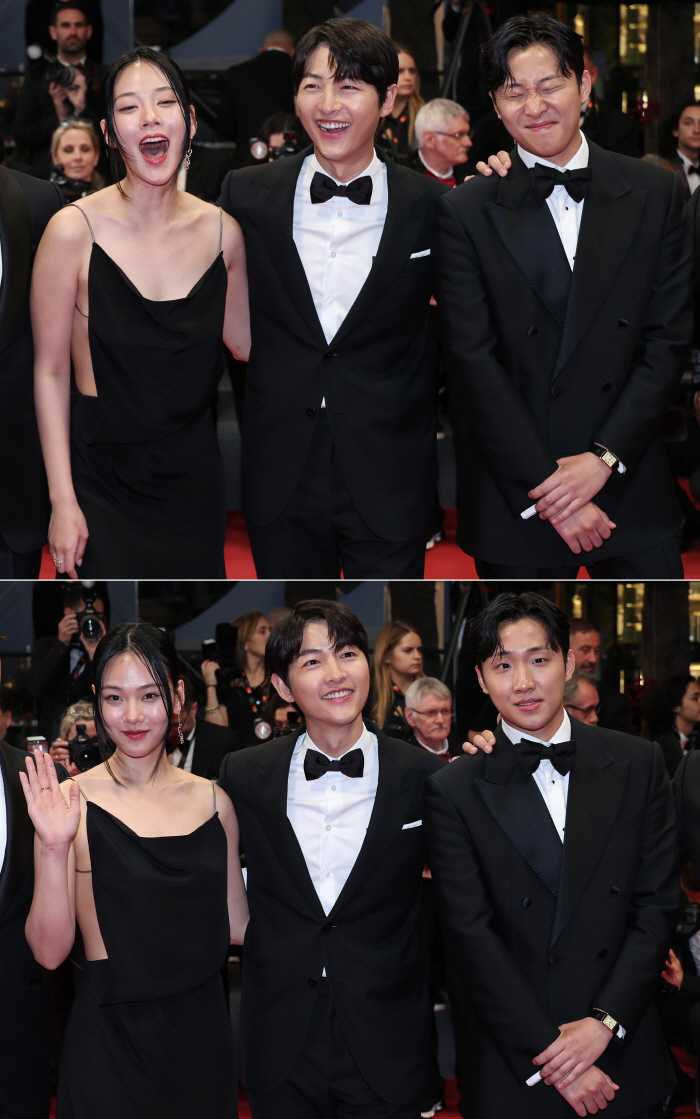 "눈물 나게 벅찬 경험"…송중기→비비 '화란' 전세계 최초 칸영화제서 공…